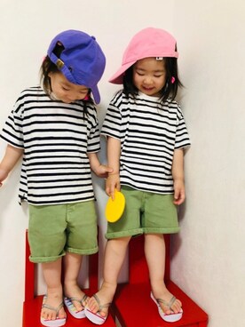 「アイテム（その他）」を使った、さかな★さん（キッズ・90cm）の夏コーディネート