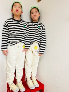 「アイテム（トップス）」を使った、さかな★さん（キッズ・110cm）の冬コーディネート