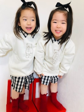 さかな★さん（キッズ・100cm）の冬コーディネート