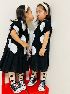 「アイテム（その他）」を使った、さかな★さん（キッズ・100cm）の秋コーディネート