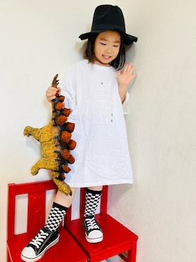 「アイテム（その他）」を使った、さかな★さん（キッズ・100cm）の夏コーディネート