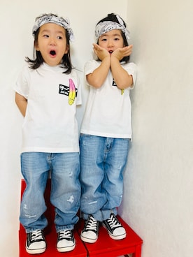 「アイテム（その他）」を使った、さかな★さん（キッズ・100cm）の夏コーディネート