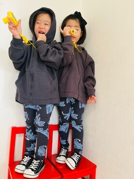 「アイテム（その他）」を使った、さかな★さん（キッズ・100cm）の冬コーディネート