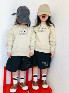 さかな★さん(キッズ・100cm)の冬コーディネート