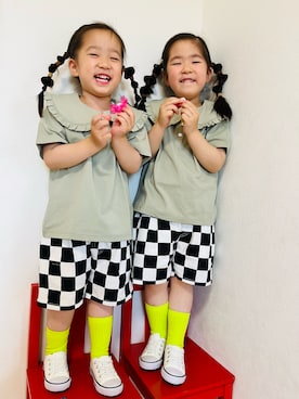 「アイテム（その他）」を使った、さかな★さん（キッズ・100cm）の夏コーディネート