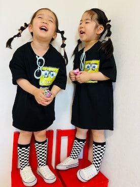 「アイテム（その他）」を使った、さかな★さん（キッズ・100cm）の夏コーディネート