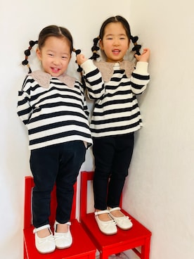 「アイテム（その他）」を使った、さかな★さん（キッズ・100cm）の春コーディネート