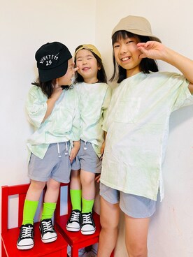 「アイテム（その他）」を使った、さかな★さん（キッズ・100cm）の夏コーディネート