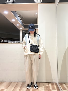 「Samansa Mos2（サマンサ モスモス）のアイテム（ブルゾン）」を使った、たきさん（レディース・161cm）の春コーディネート