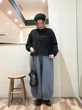 「Samansa Mos2（サマンサ モスモス）のアイテム（パンツ）」を使った、たきさん（レディース・161cm）の春コーディネート