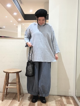 「Samansa Mos2（サマンサ モスモス）のアイテム（パンツ）」を使った、たきさん（レディース・161cm）の春コーディネート