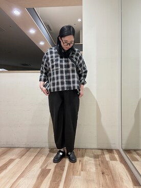 「Samansa Mos2 blue（サマンサモスモスブルー）のアイテム（ハンドバッグ）」を使った、たきさん（レディース・161cm）の冬コーディネート