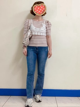 「SEIKO（セイコー）のアイテム」を使った、Bubbleさん（レディース・164cm）の夏コーディネート