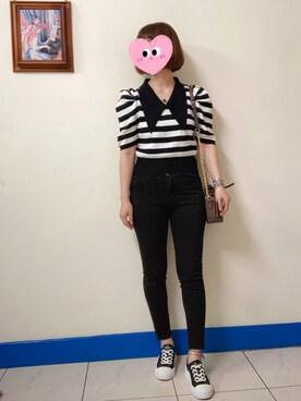 「GUCCI」｜「アイテム（その他シューズ）」を使った、Bubbleさん（レディース・164cm）の秋コーディネート