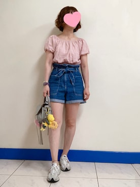 「アイテム（その他トップス）」を使った、Bubbleさん（レディース・164cm）の秋コーディネート