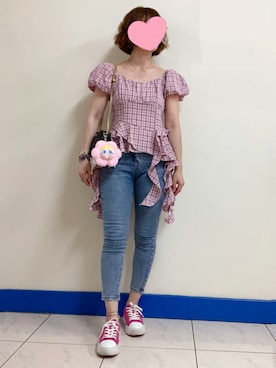「アイテム（その他シューズ）」を使った、Bubbleさん（レディース・164cm）の秋コーディネート
