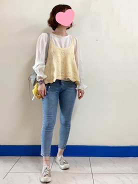 「アイテム（腕時計）」を使った、Bubbleさん（レディース・164cm）の冬コーディネート