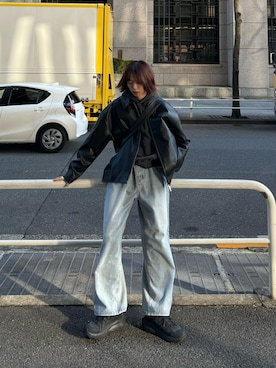「HOKA（ホカ）のアイテム」を使った、kaishinさん（メンズ・176cm）の春コーディネート