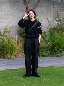 「RUUBON（ルーボン）のアイテム（ローファー）」を使った、kaishinさん（メンズ・176cm）の秋コーディネート