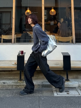 「HOKA（ホカ）のアイテム」を使った、kaishinさん（メンズ・176cm）の冬コーディネート