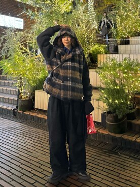 「RUUBON（ルーボン）のアイテム（ローファー）」を使った、kaishinさん（メンズ・176cm）の秋コーディネート