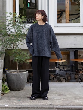 「RUUBON（ルーボン）のアイテム（ローファー）」を使った、kaishinさん（メンズ・176cm）の秋コーディネート