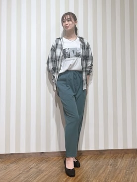 「DRESKIP（ドレスキップ）のアイテム」を使った、hassssyさん（レディース・169cm）の秋コーディネート