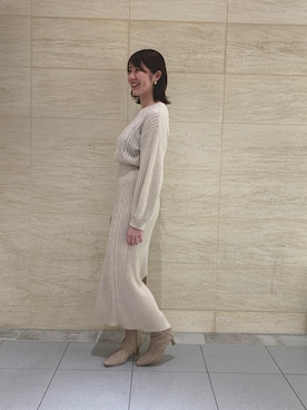 「Launa lea（ラウナレア）のアイテム」を使った、Launaleaさん（レディース・165cm）の秋コーディネート