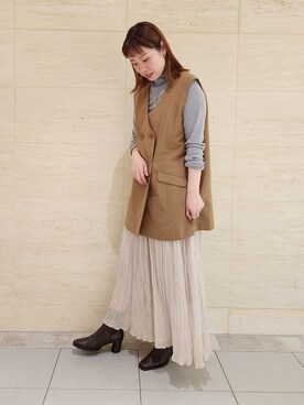 「Launa lea（ラウナレア）のアイテム」を使った、Launaleaさん（レディース・164cm）の冬コーディネート