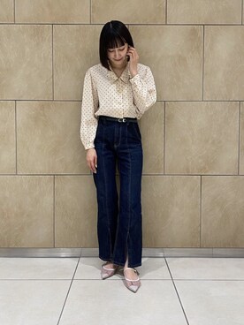 「Launa lea（ラウナレア）のアイテム（パンプス）」を使った、Launaleaさん（レディース・164cm）の春コーディネート