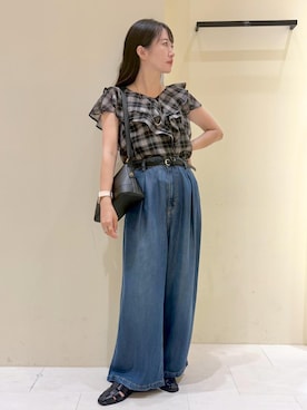 NACHIさん(レディース・155cm)の夏コーディネート