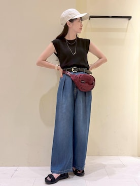 NACHIさん（レディース・155cm）の夏コーディネート