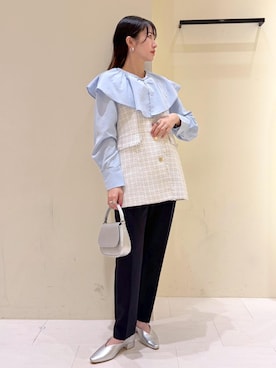 NACHIさん（レディース・155cm）の冬コーディネート