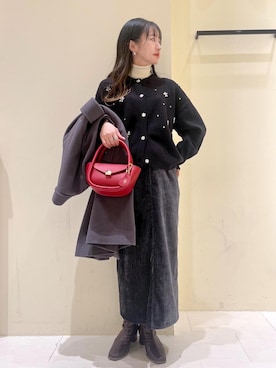 NACHIさん（レディース・155cm）の冬コーディネート