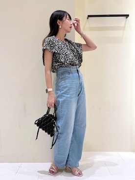 「アイテム（シャツ/ブラウス）」を使った、NACHIさん（レディース・155cm・30代）の夏コーディネート