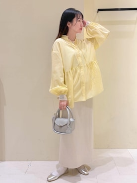 「ROPE' PICNIC（ロペピクニック）のアイテム」を使った、NACHIさん（レディース・155cm）の春コーディネート