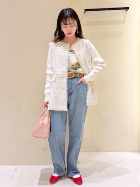 NACHIさん（レディース・155cm）の春コーディネート