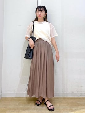 「24SS」｜NACHIさん（レディース・155cm）の夏コーディネート
