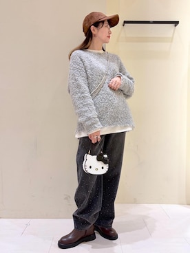 NACHIさん（レディース・155cm）の冬コーディネート