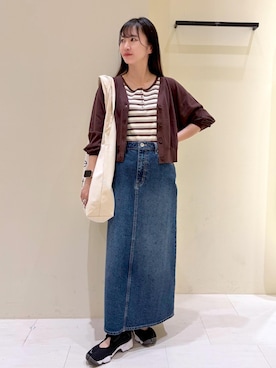 NACHIさん（レディース・155cm）の春コーディネート
