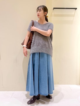 「アイテム（ブーツ）」を使った、NACHIさん（レディース・155cm・30代）の秋コーディネート