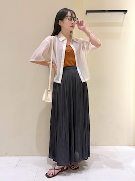 NACHIさん(レディース・155cm)の夏コーディネート