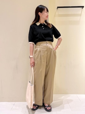 「定番」｜NACHIさん（レディース・155cm）の夏コーディネート