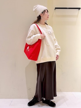 NACHIさん（レディース・155cm）の冬コーディネート