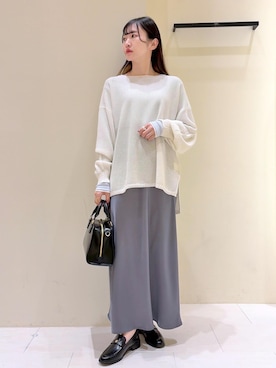 NACHIさん（レディース・155cm）の春コーディネート