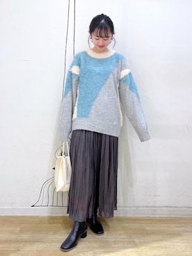 NACHIさん（レディース・155cm）の秋コーディネート