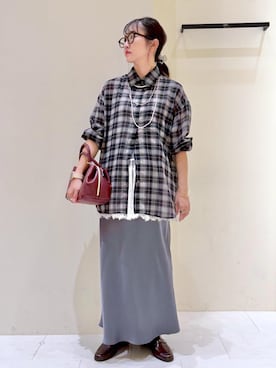 NACHIさん(レディース・155cm)の秋コーディネート