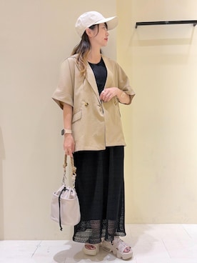NACHIさん(レディース・155cm)の夏コーディネート