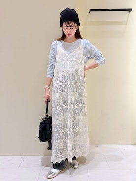 NACHIさん（レディース・155cm）の春コーディネート