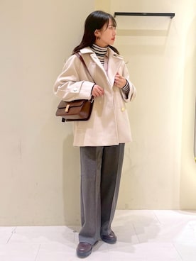 NACHIさん(レディース・155cm)の冬コーディネート